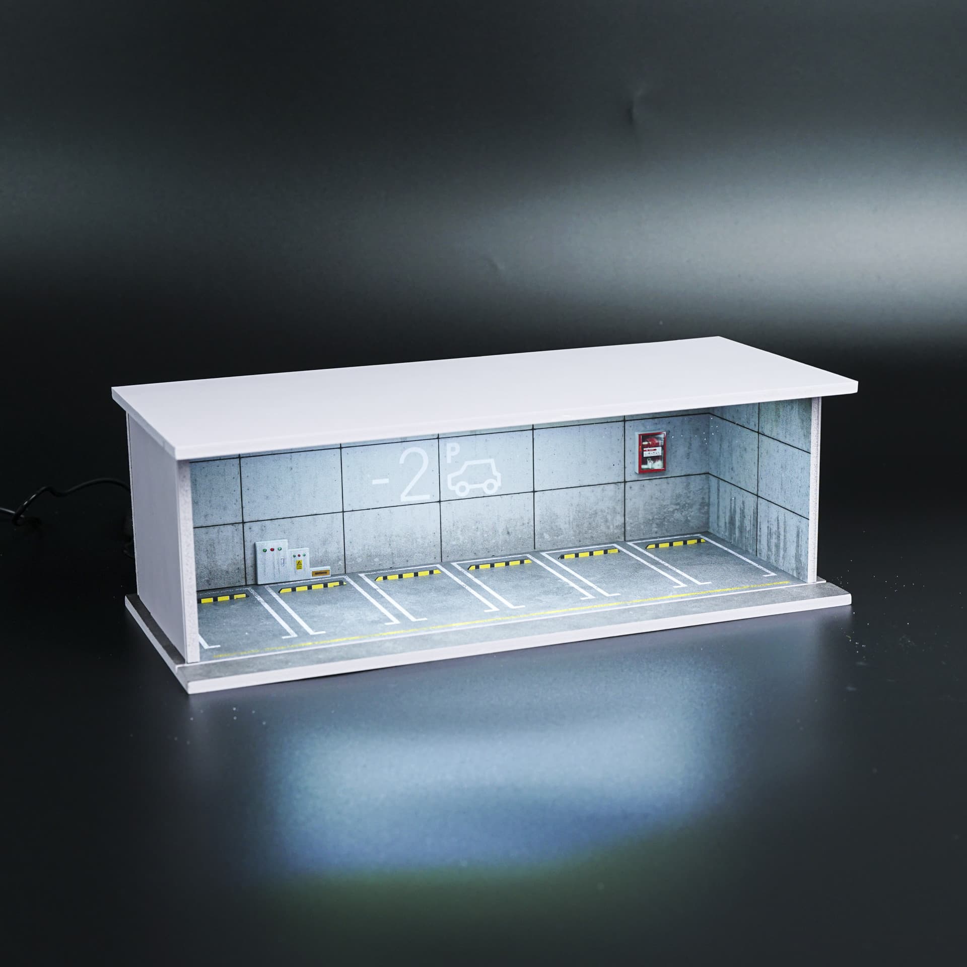 Parking Podziemny -2 | 6 miejsc | Podświetlany LED | 1:64 - miniatura 2