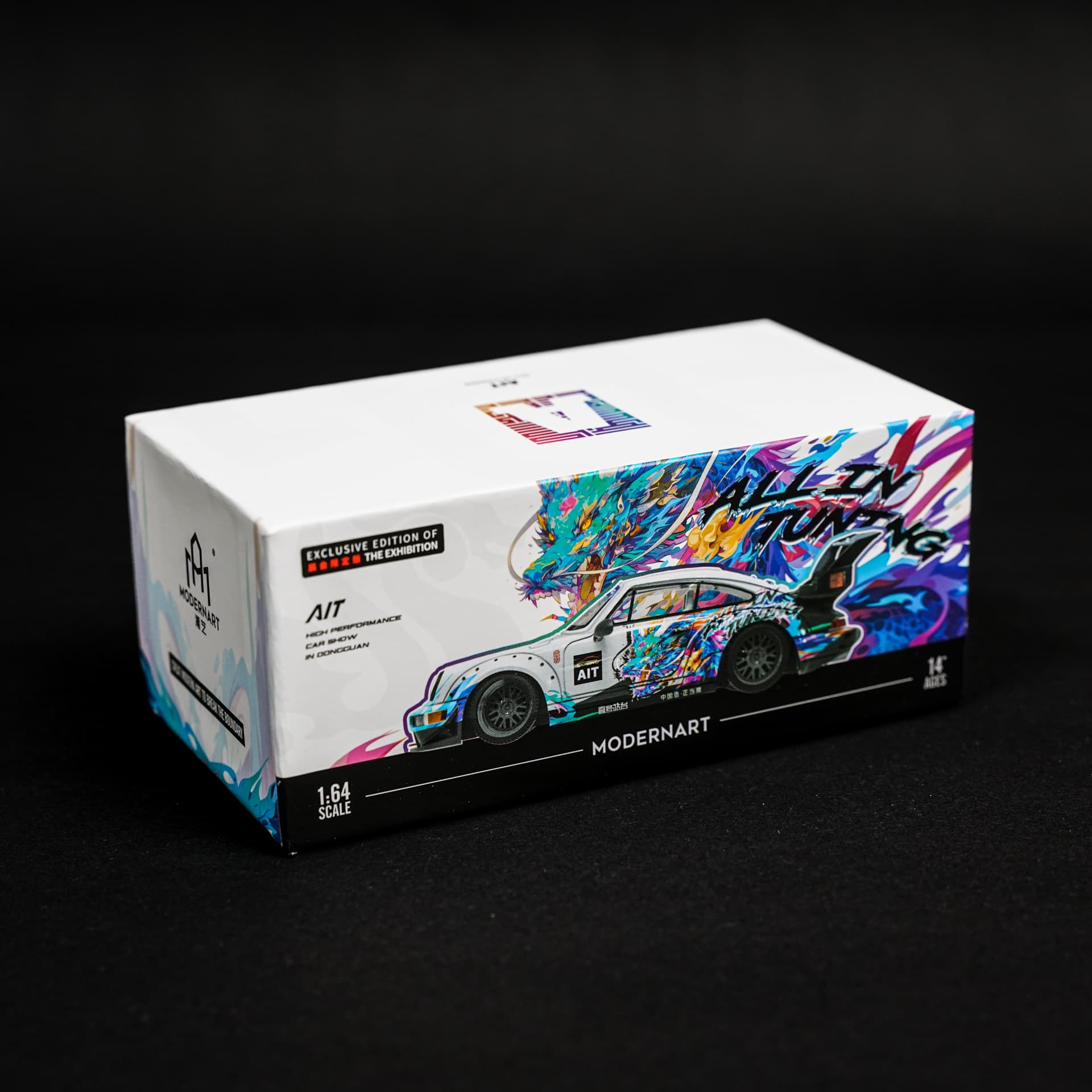 Porsche RWB 964 Dragon Luck ModernArt - model 1:64 - miniatura 4