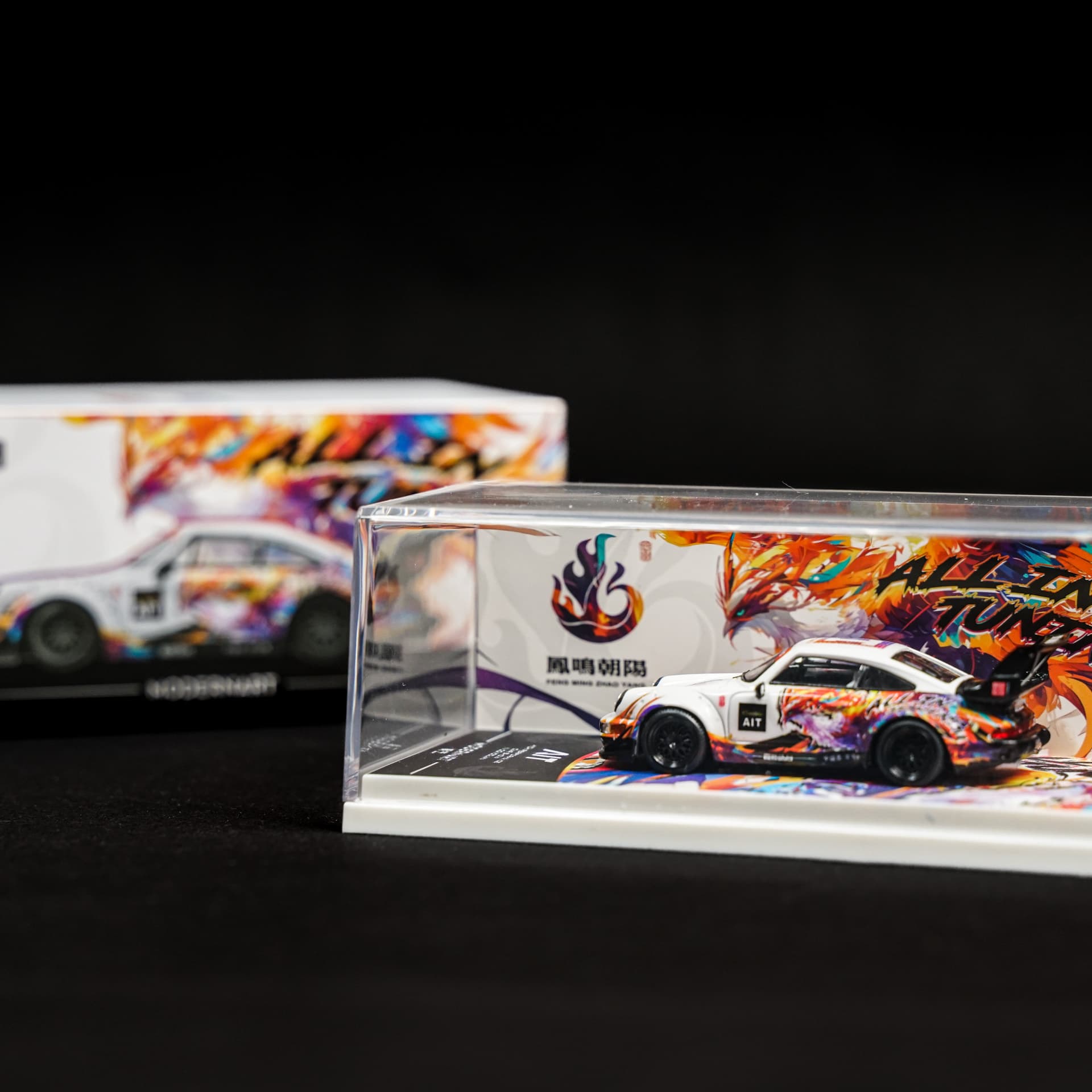 Porsche RWB 964 Phoenix Rising ModernArt - model 1:64 - miniatura 4