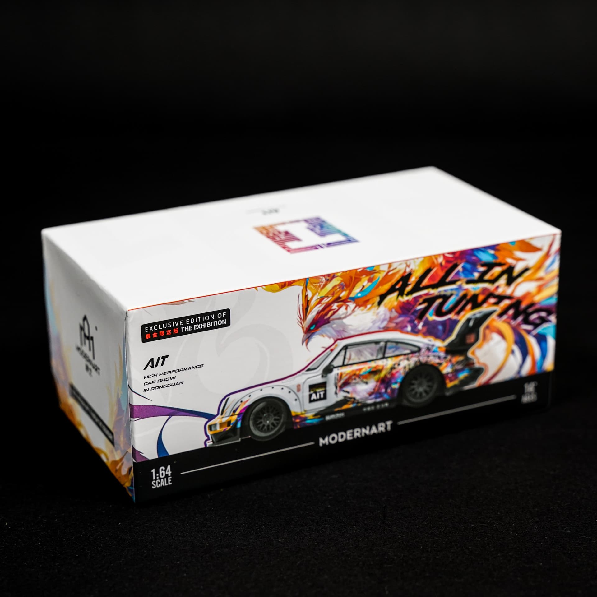 Porsche RWB 964 Phoenix Rising ModernArt - model 1:64 - miniatura 5