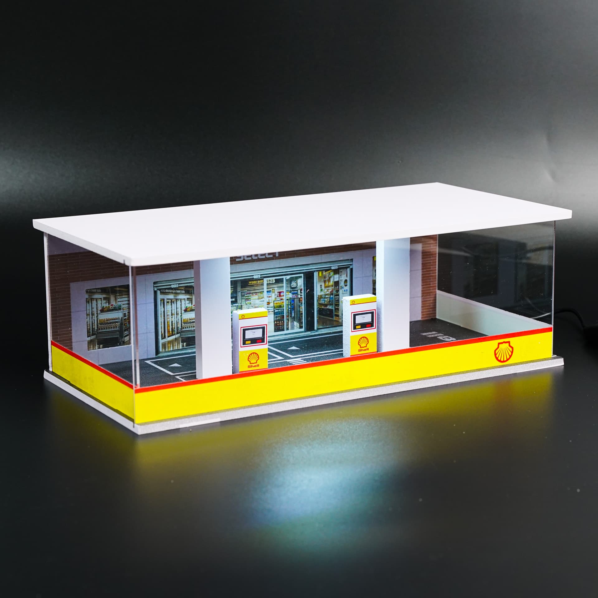Stacja Shell Moreart - model 1:64 - miniatura 3