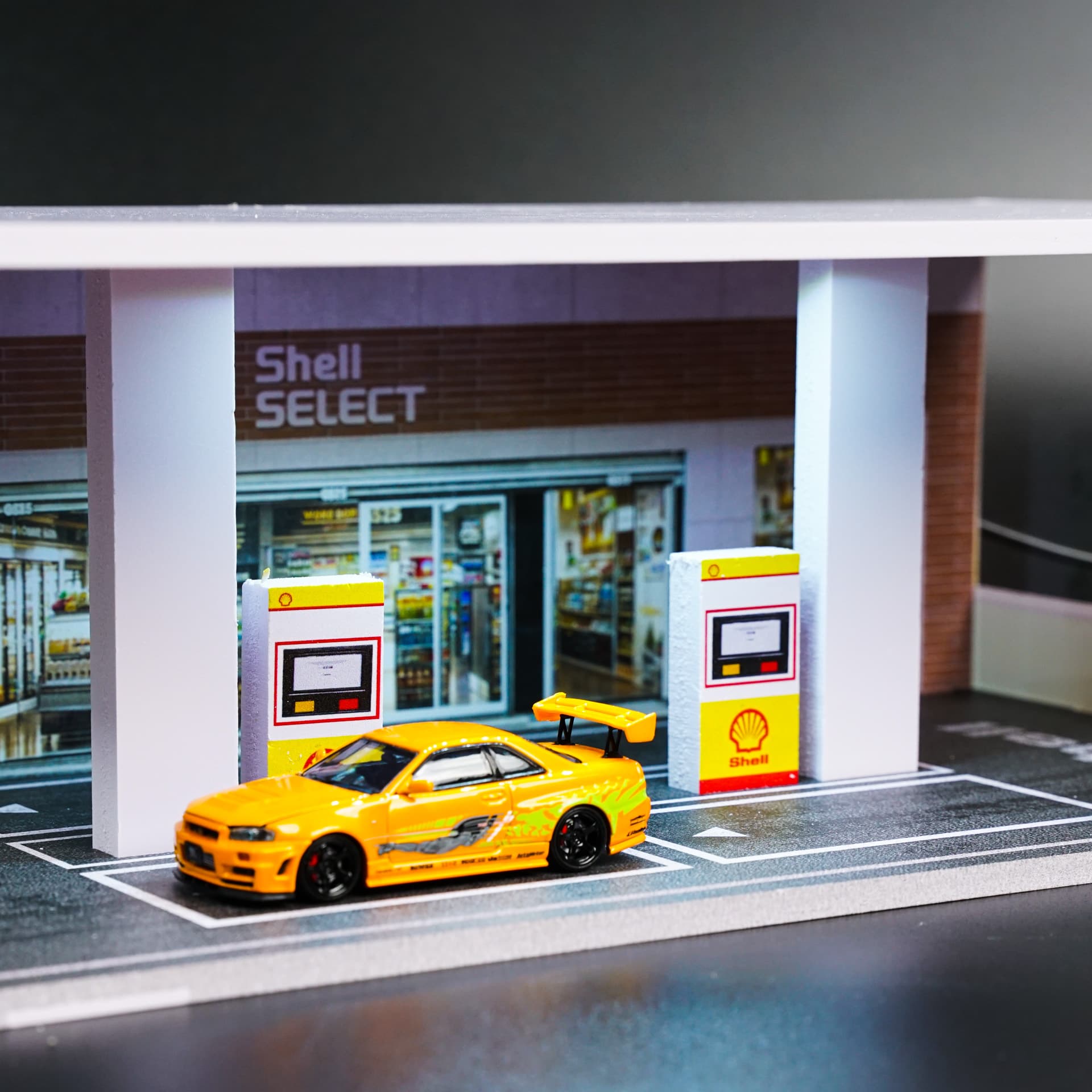 Stacja Shell Moreart - model 1:64 - miniatura 4
