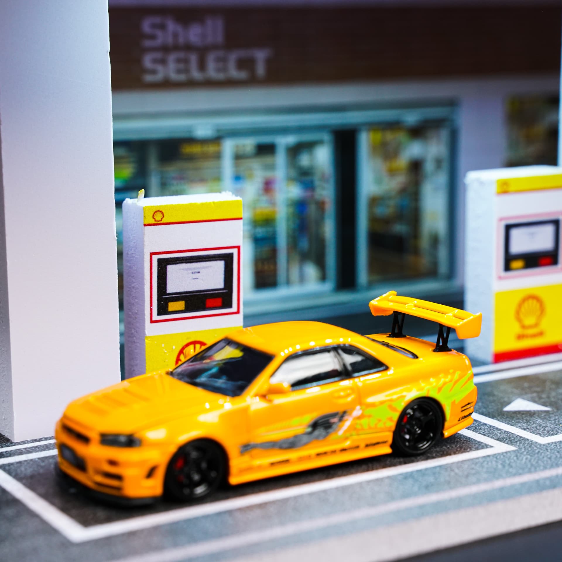 Stacja Shell Moreart - model 1:64 - miniatura 5