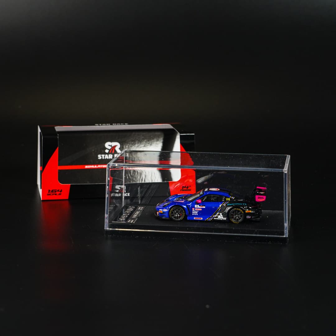 Porsche 911 GT3 R #14 Star Race - model 1:64 - miniatura 5