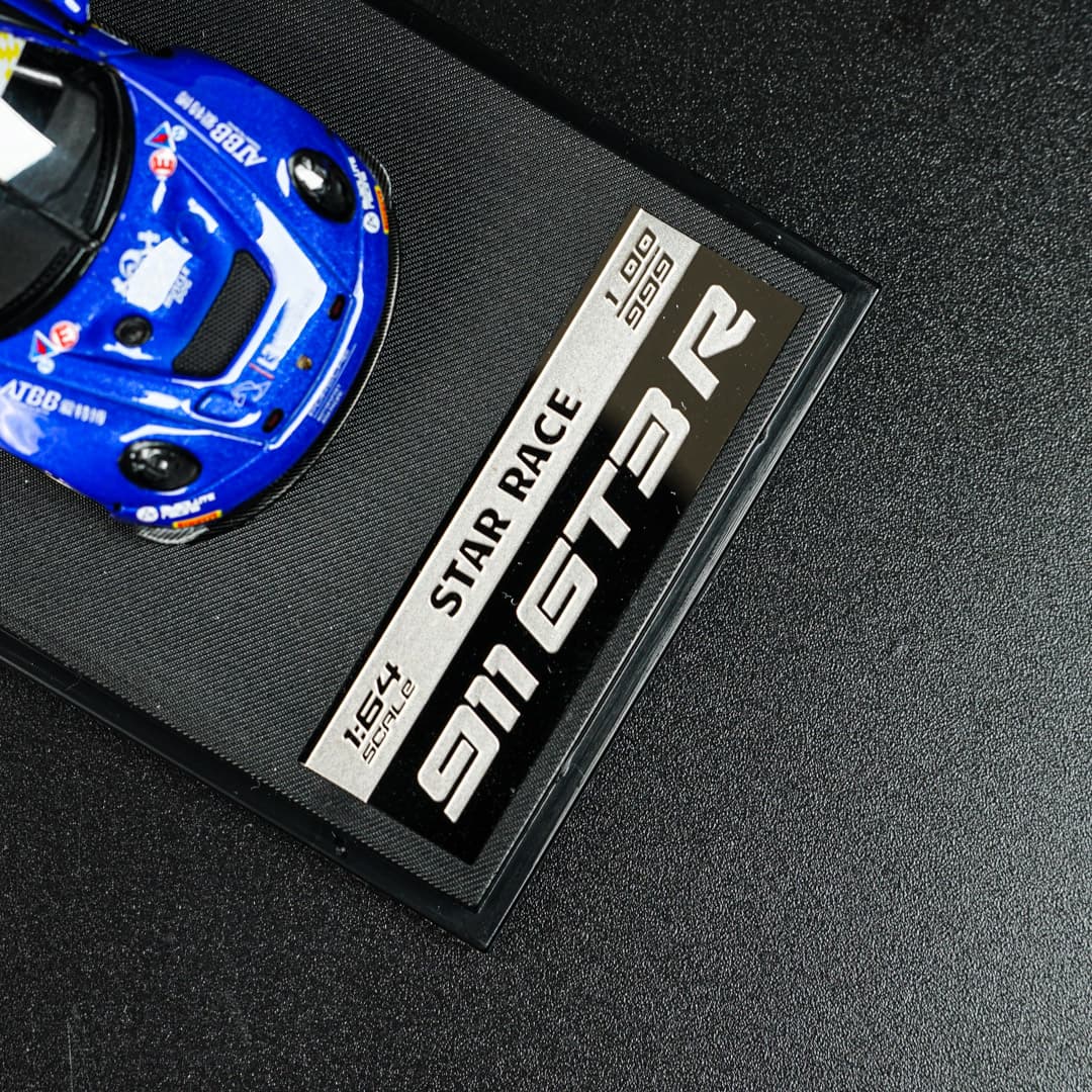 Porsche 911 GT3 R #15 Star Race - model 1:64 - miniatura 4