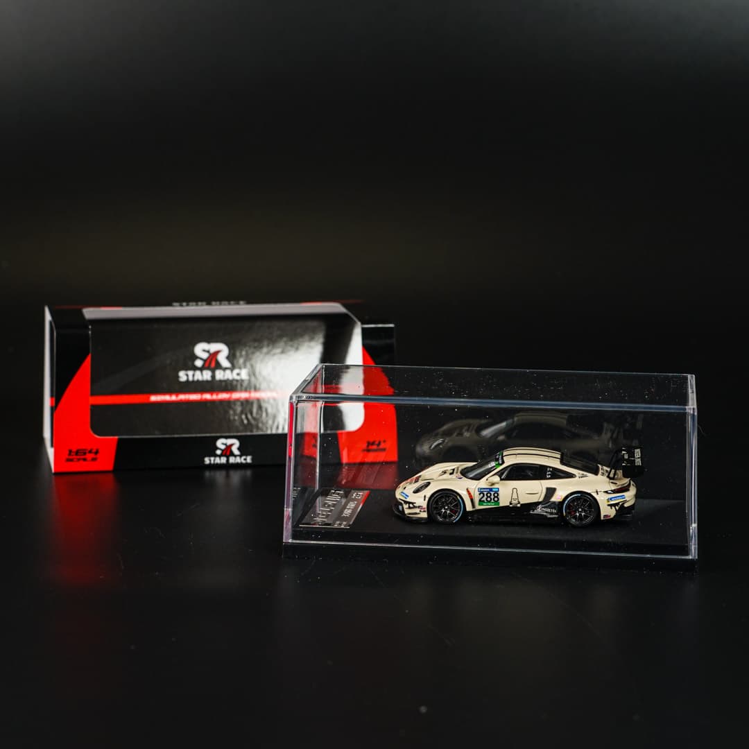 Porsche 911 GT3 R #288 Star Race - model 1:64 - miniatura 5