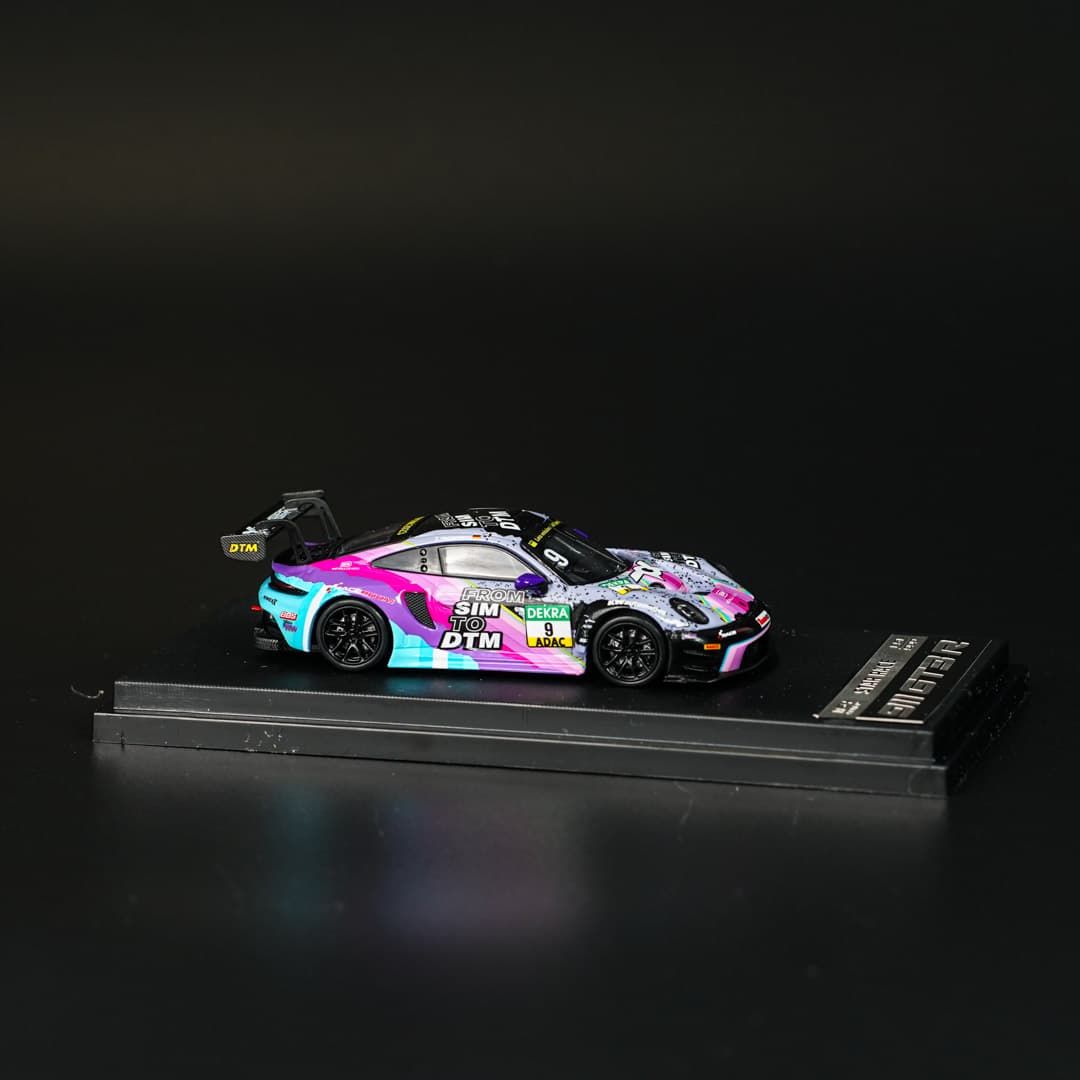 Porsche 911 GT3 R #9 Star Race - model 1:64 - miniatura 2