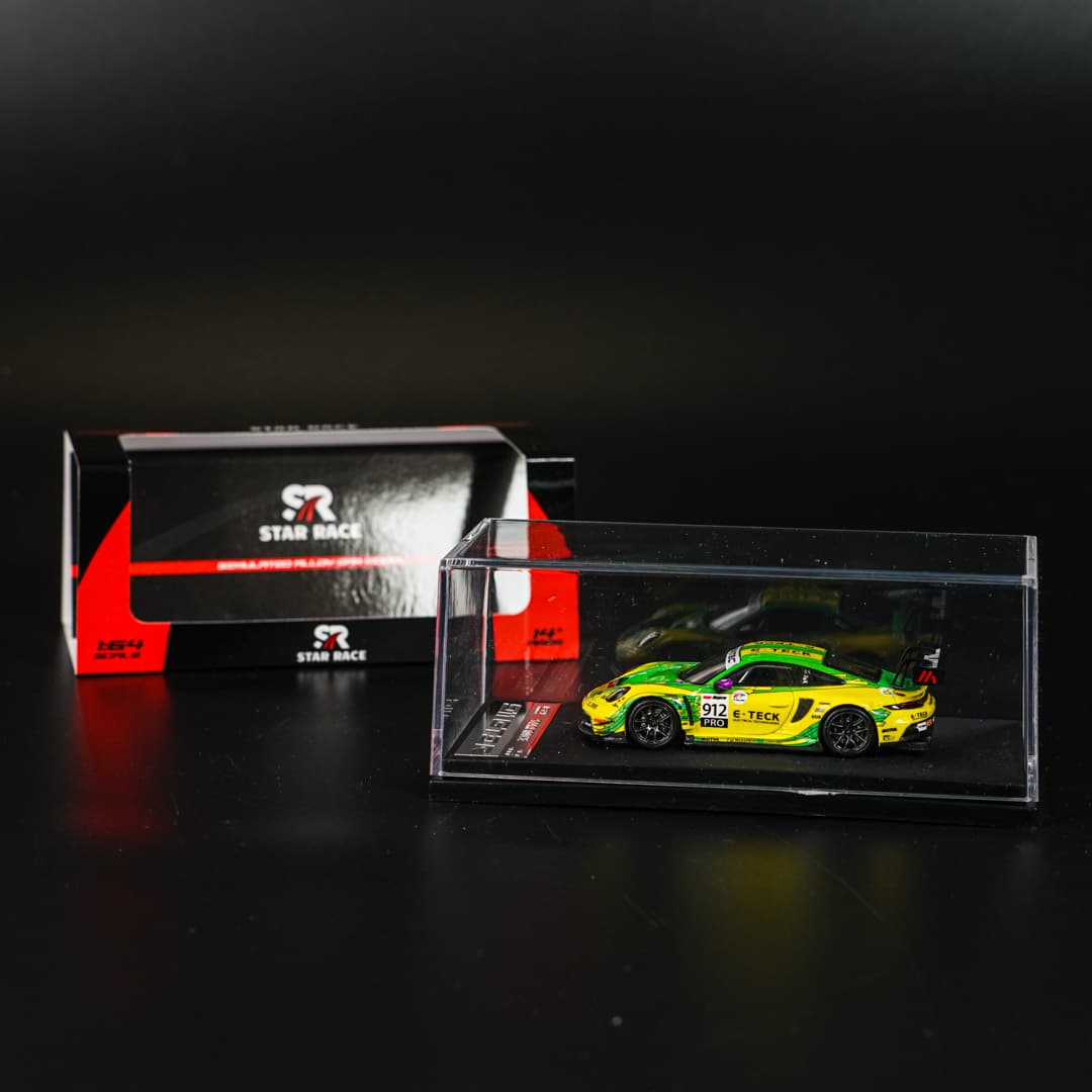 Porsche 911 GT3 R #912 Star Race - model 1:64 - miniatura 5