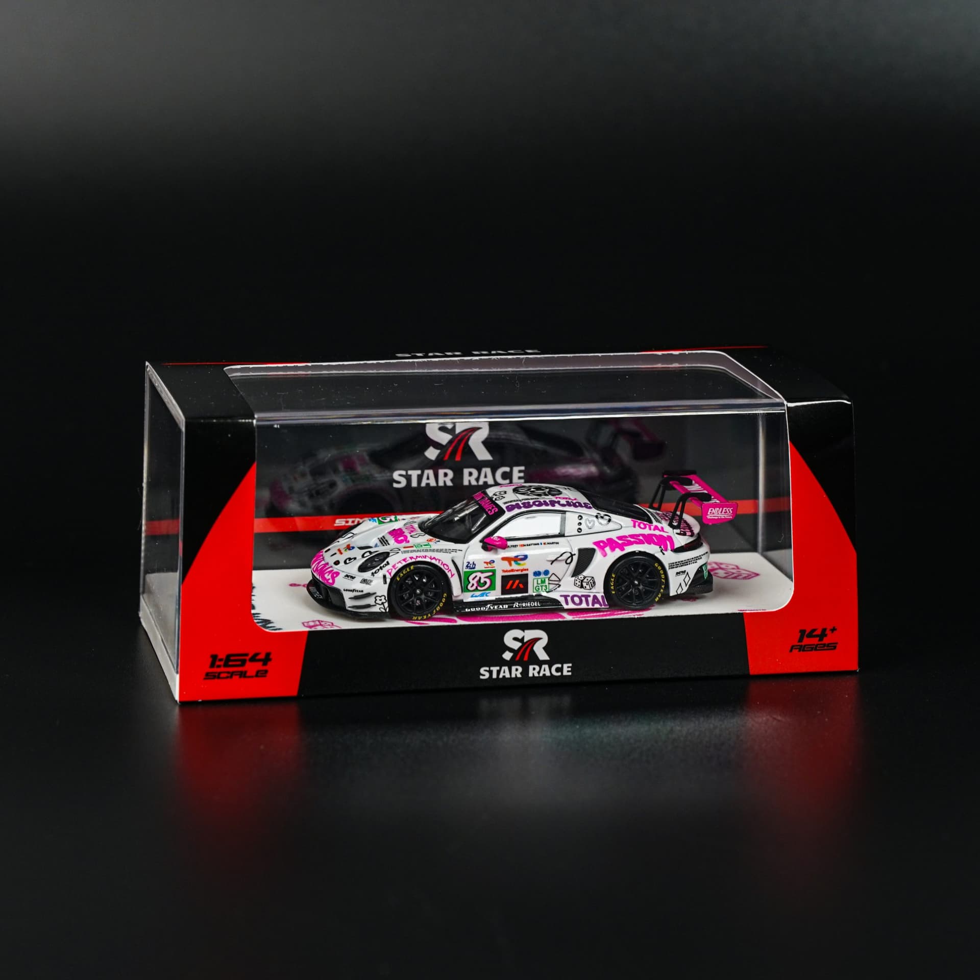 Porsche 911 GT3 R Iron Dames Star Race - model 1:64 - miniatura 5
