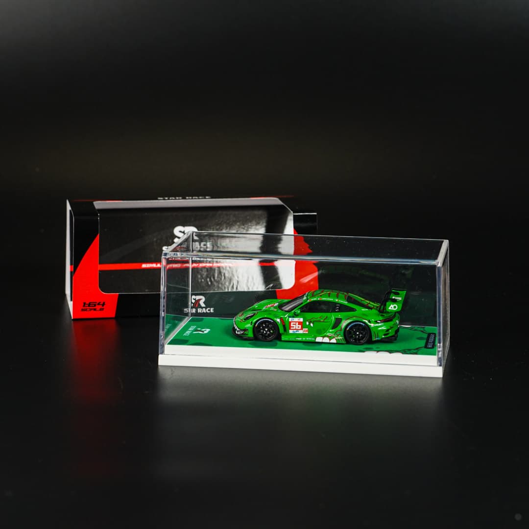 Porsche 911 GT3 R Rexy #56 Ao Racing Star Race - model 1:64 - miniatura 5