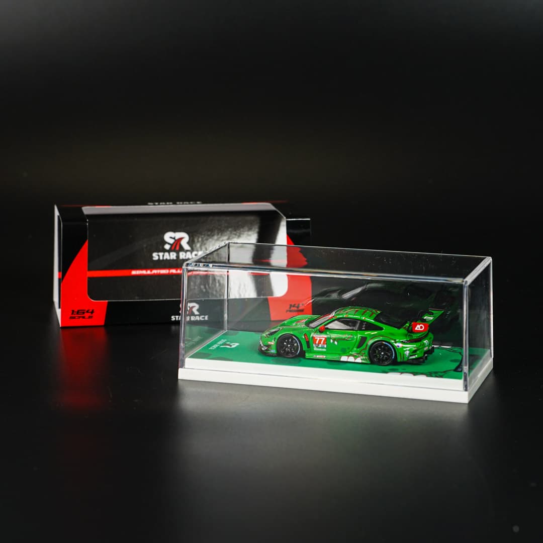 Porsche 911 GT3 R Rexy #77 Ao Racing Star Race - model 1:64 - miniatura 5