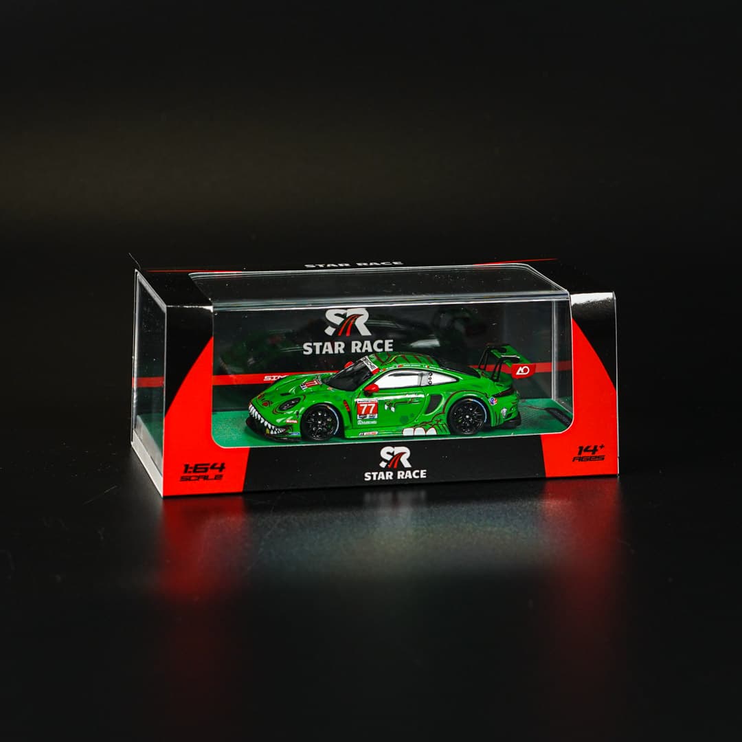 Porsche 911 GT3 R Rexy #77 Ao Racing Star Race - model 1:64 - miniatura 6