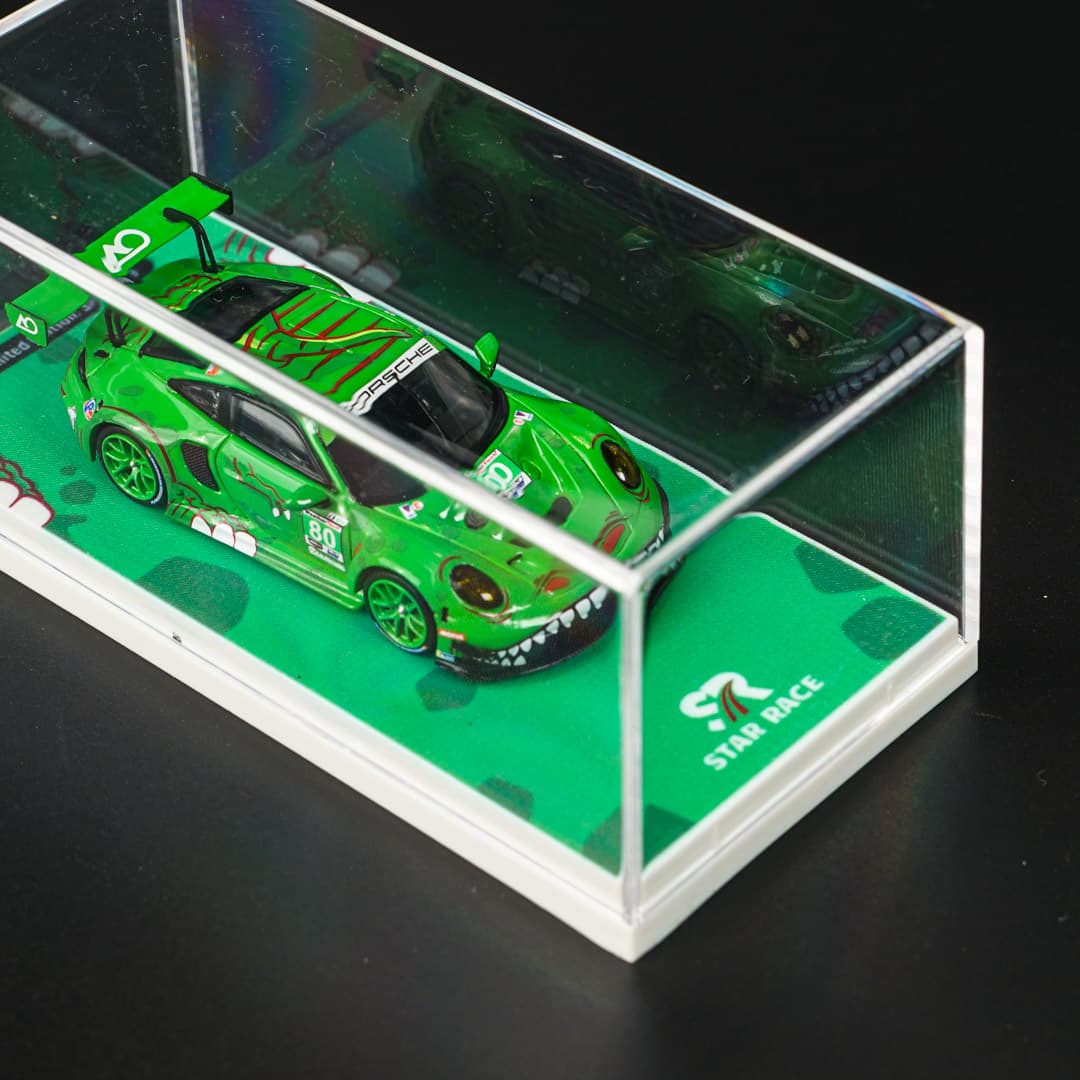 Porsche 911 GT3 R Rexy #80 Ao Racing Star Race - model 1:64 - miniatura 3