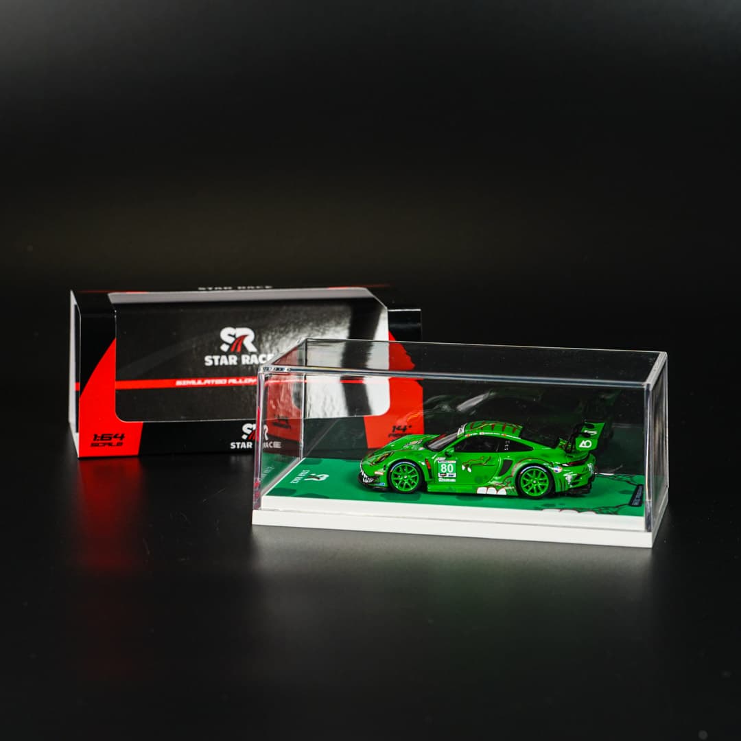 Porsche 911 GT3 R Rexy #80 Ao Racing Star Race - model 1:64 - miniatura 5