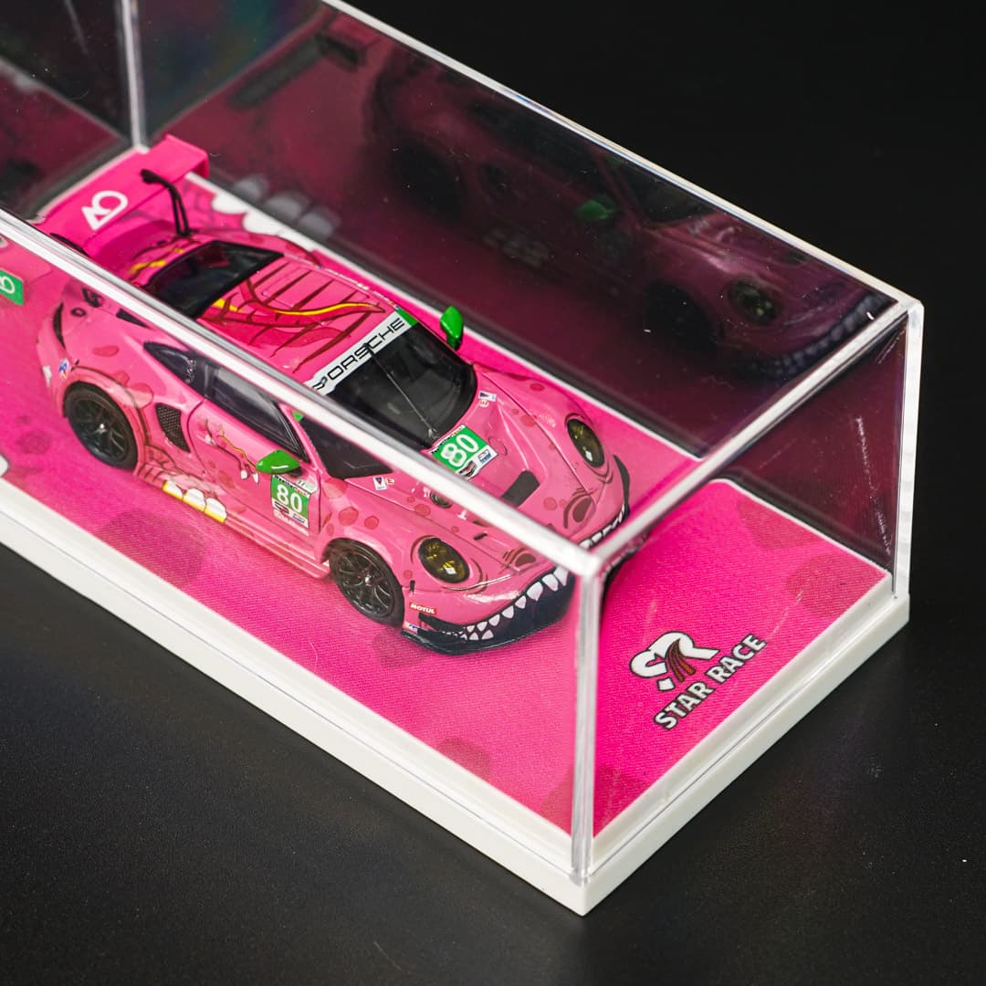 Porsche 911 GT3 R Roxy #80 Ao Racing Star Race - model 1:64 - miniatura 3