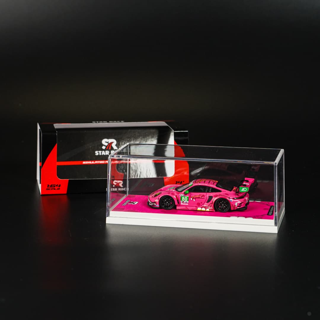 Porsche 911 GT3 R Roxy #80 Ao Racing Star Race - model 1:64 - miniatura 5