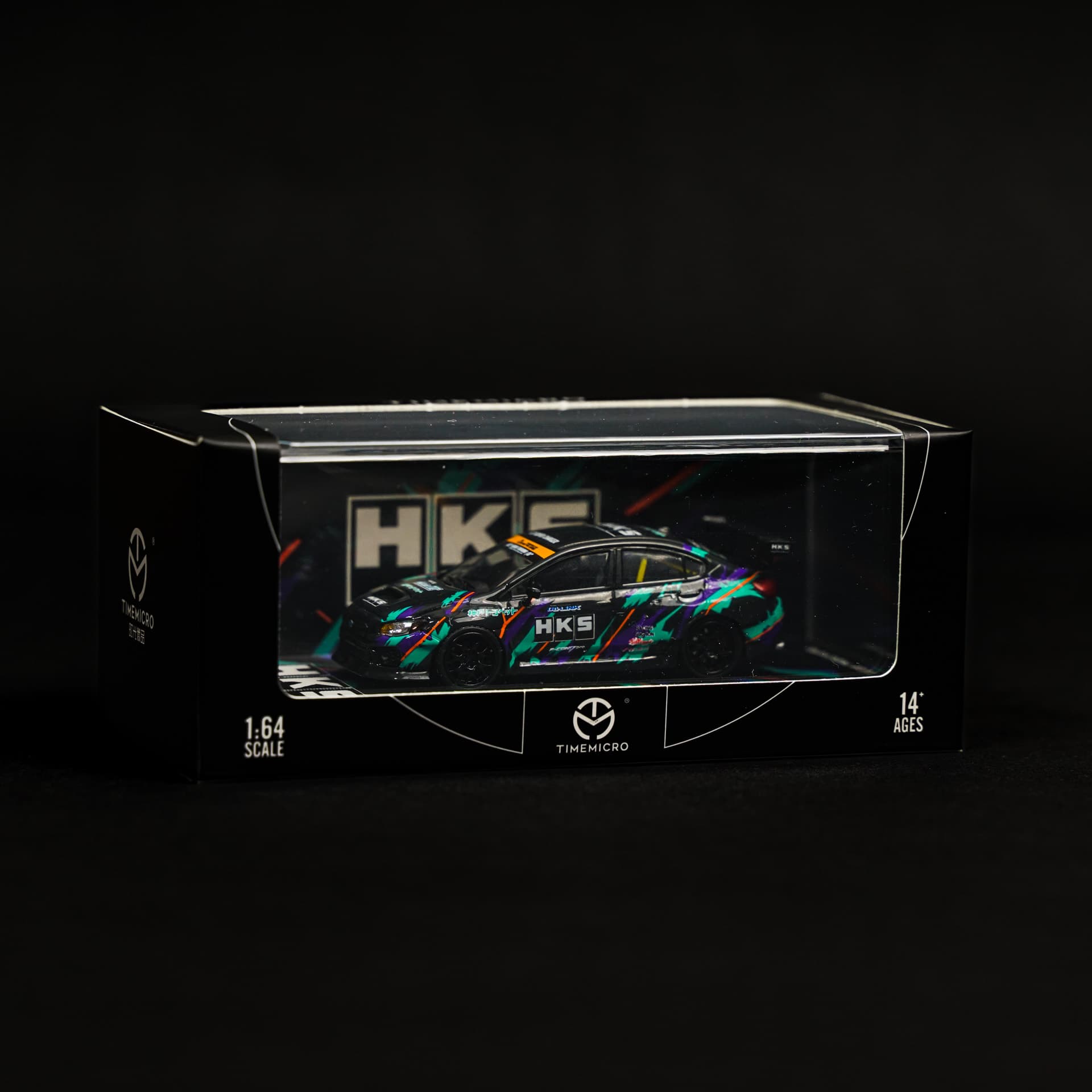 Subaru WRX HKS TimeMicro - model 1:64 - miniatura 5