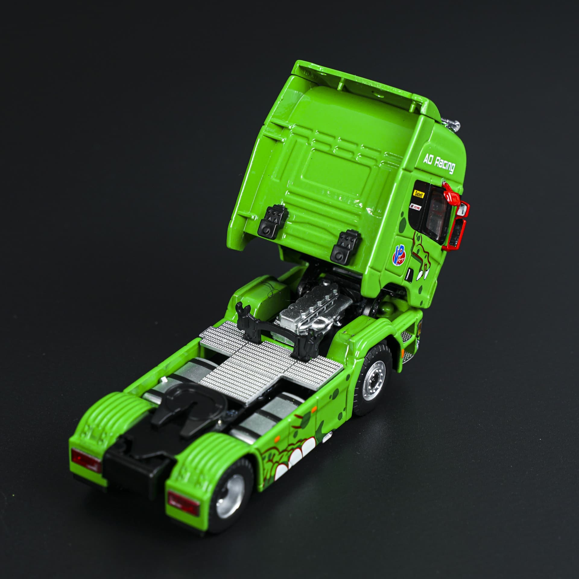 Supcar | Scania z Lawetą | AO Racing Zielona | 1:64 - miniatura 5
