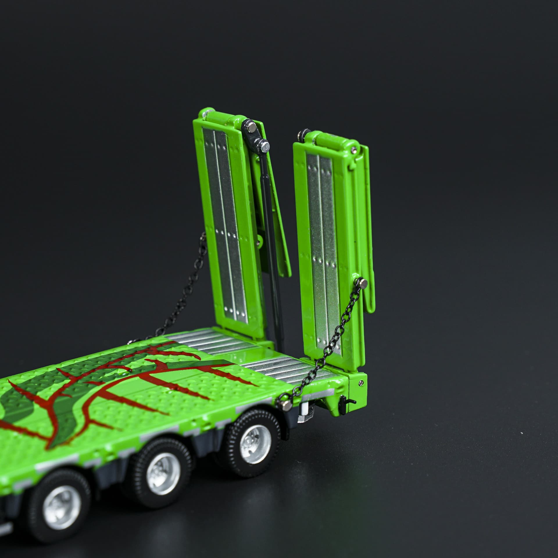Supcar | Scania z Lawetą | AO Racing Zielona | 1:64 - miniatura 6