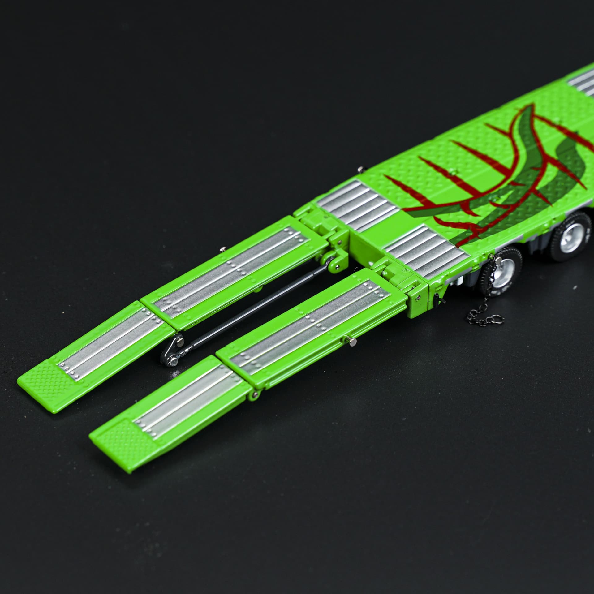 Supcar | Scania z Lawetą | AO Racing Zielona | 1:64 - miniatura 7