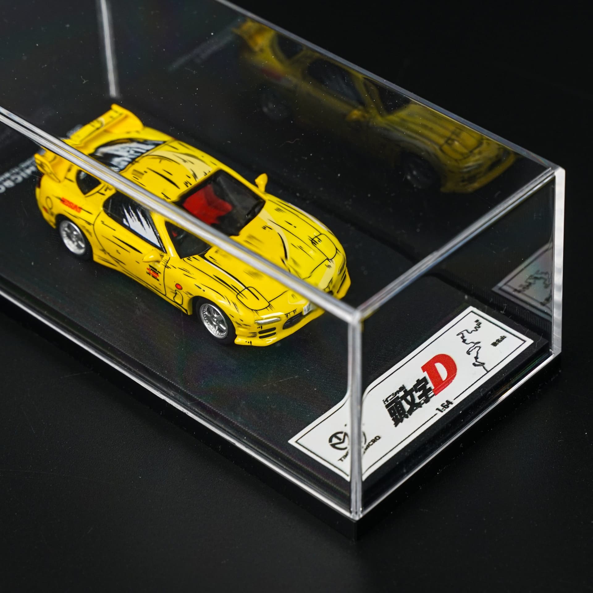 Mazda RX-7 Initial D TimeMicro - model 1:64 - miniatura 3