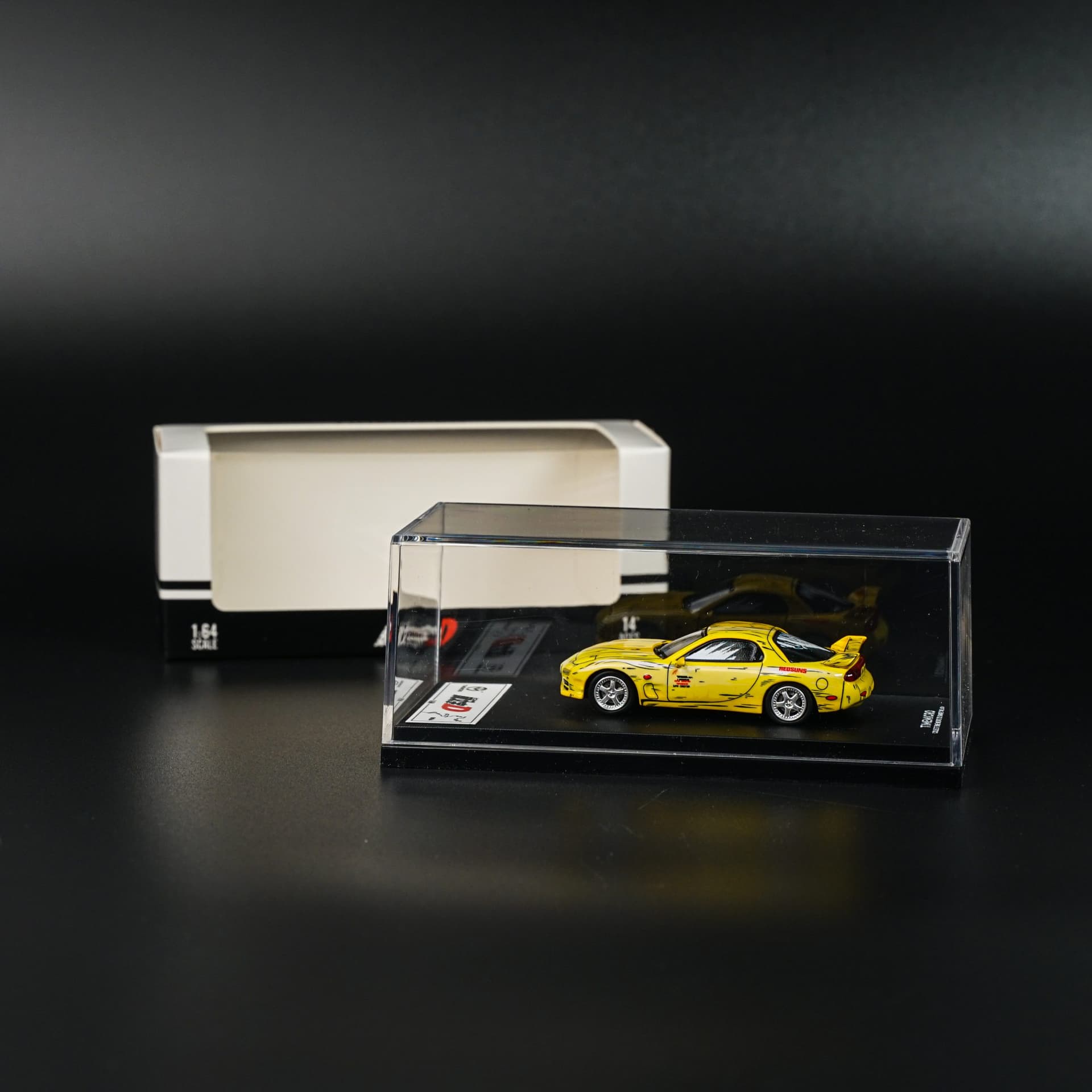 Mazda RX-7 Initial D TimeMicro - model 1:64 - miniatura 4