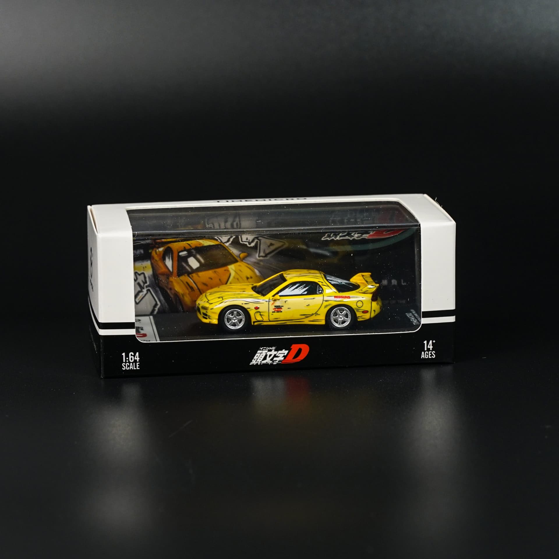 Mazda RX-7 Initial D TimeMicro - model 1:64 - miniatura 5
