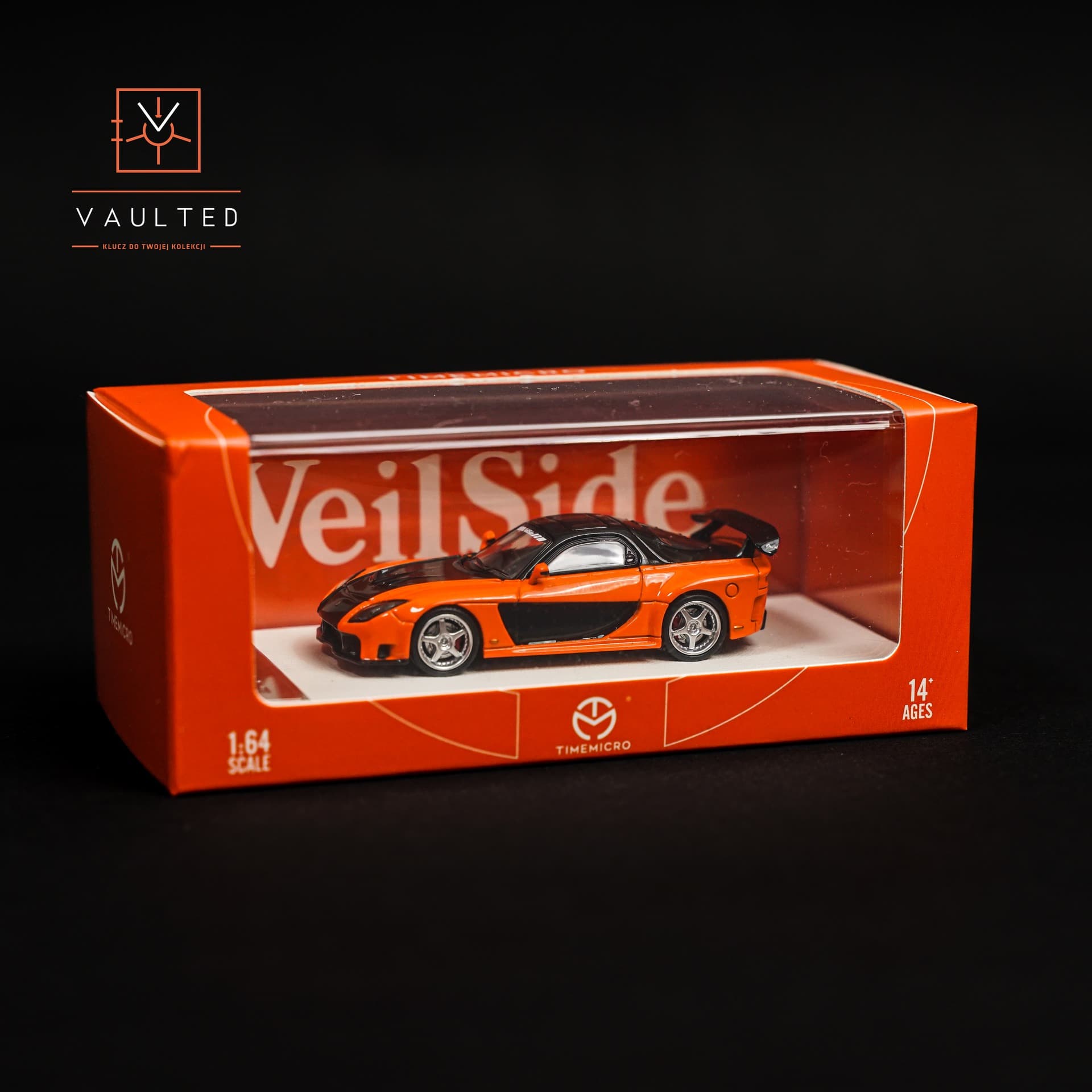TimeMicro | Mazda RX-7 VeilSide | Figurka | 1/999 | 1:64 - miniatura 5