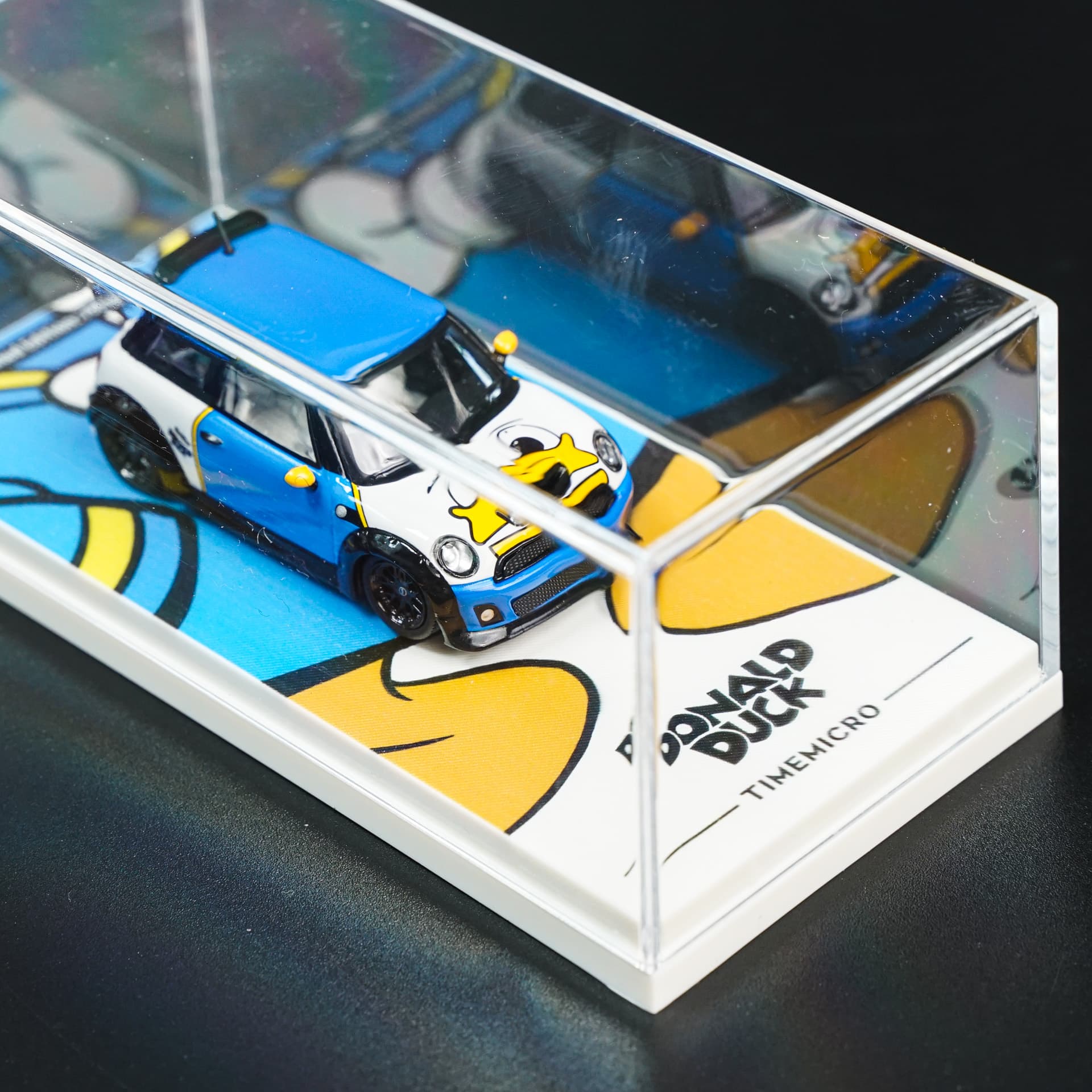 Mini Cooper Kaczor Donald TimeMicro - model 1:64 - miniatura 3