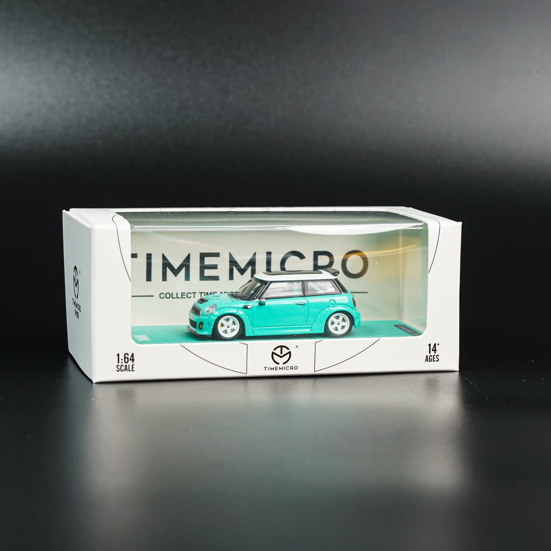 Mini Cooper R56 Mint TimeMicro - model 1:64 - miniatura 6