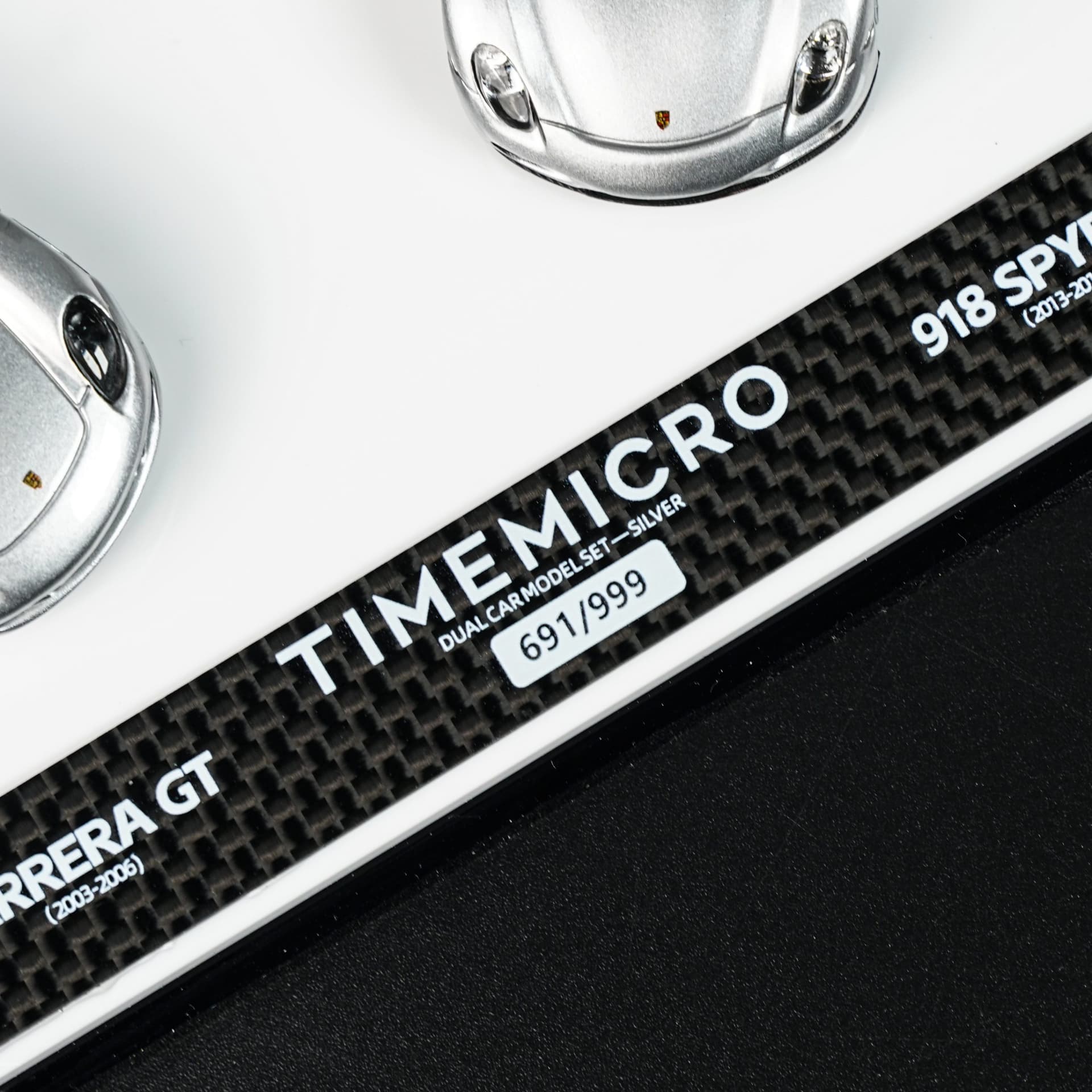 Porsche 918 Spyder & Carrera GT TimeMicro - model 1:64 - miniatura 5
