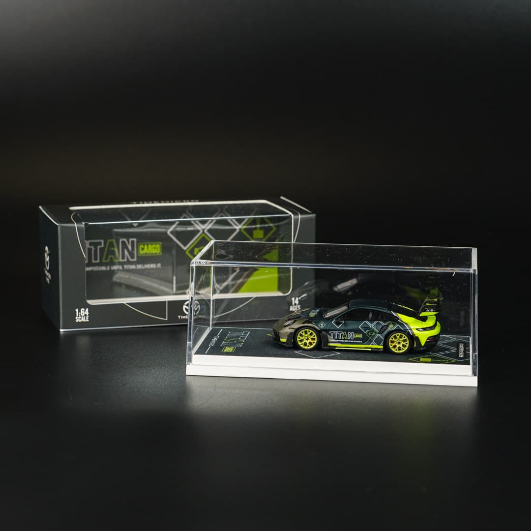 Porsche 992 GT3 RS Titan TimeMicro - model 1:64 - miniatura 5