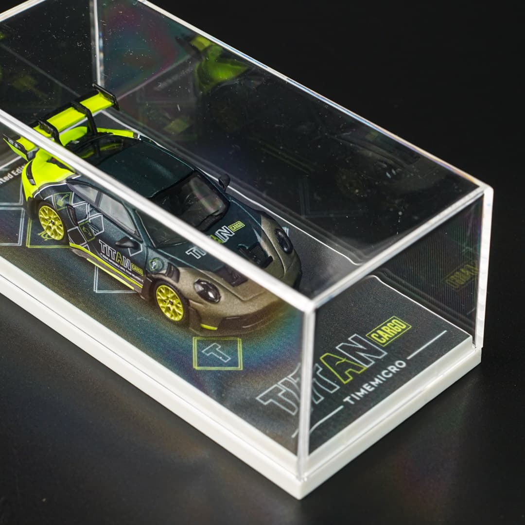 Porsche 992 GT3 RS Titan TimeMicro - model 1:64 - miniatura 4