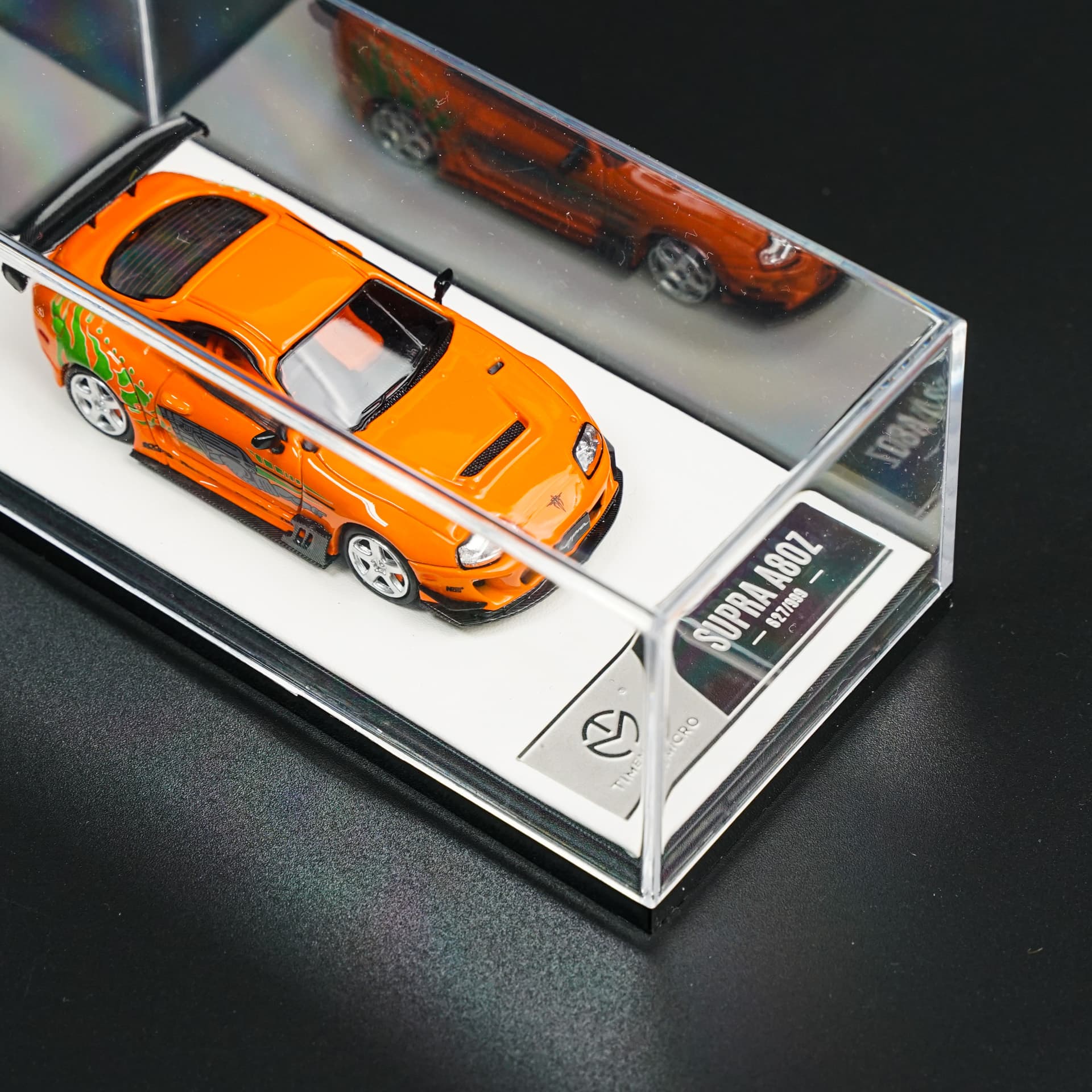 Toyota Supra MK4 2 Fast 2 Furious Edition TimeMicro - model 1:64 - miniatura 3