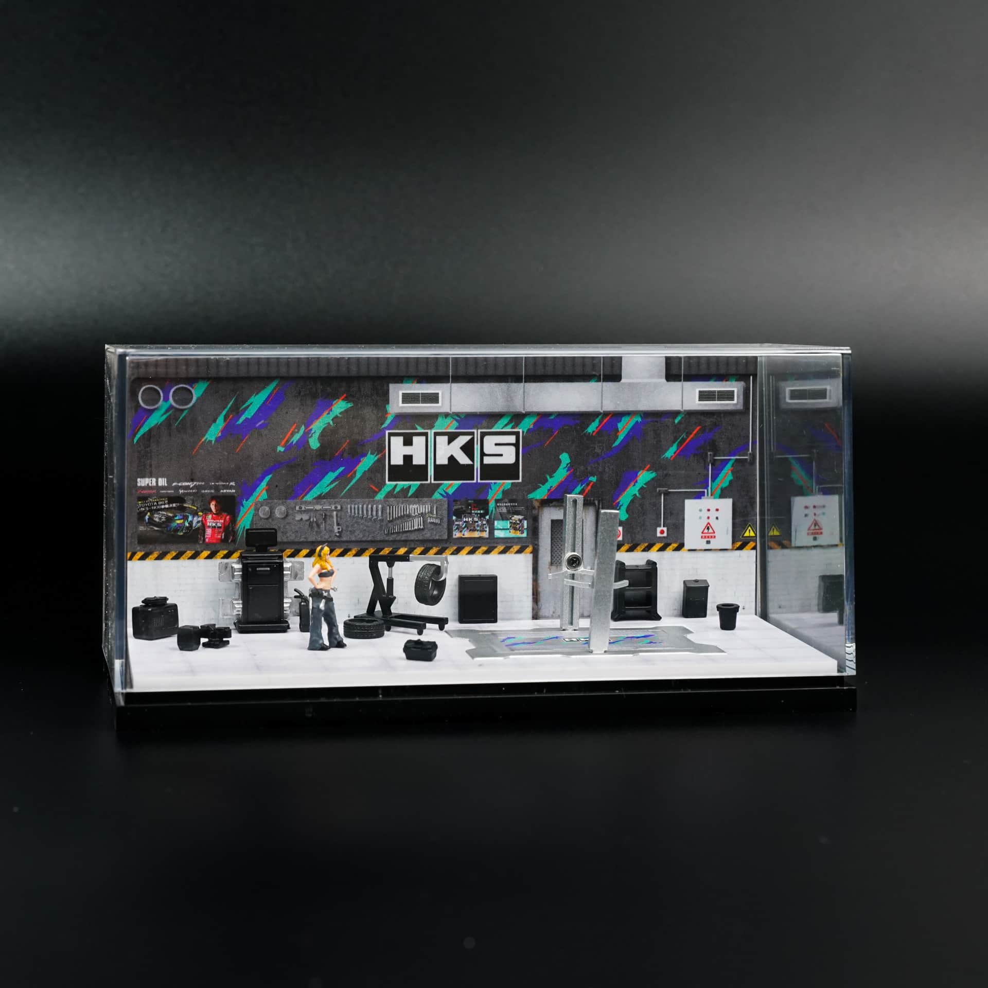 Diorama Warsztat HKS Inny - model 1:64