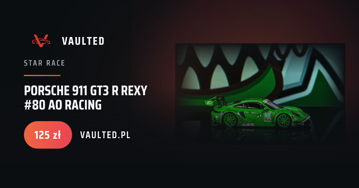 Porsche 911 GT3 R Rexy #80 Ao Racing 1:64 (Star Race) | VAULTED