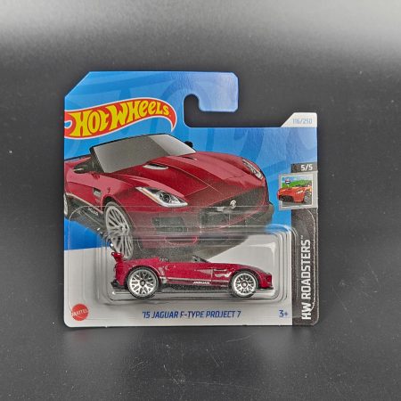 Hot Wheels Jaguar F-Type Project 7 Bordowy | 1:64