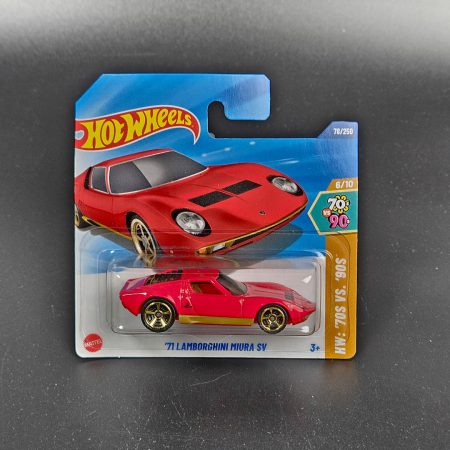 Hot Wheels '71 Lamborghini Miura SV | HYX22 | 1:64