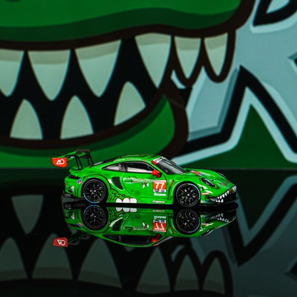 Porsche 911 GT3 R 1:64 Rexy #77 Ao Racing Star Race – model kolekcjonerski auta 1:64